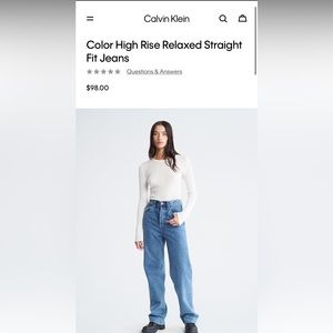 BRAND NEW NEVER WORN Calvin Klein Jeans womens size 27